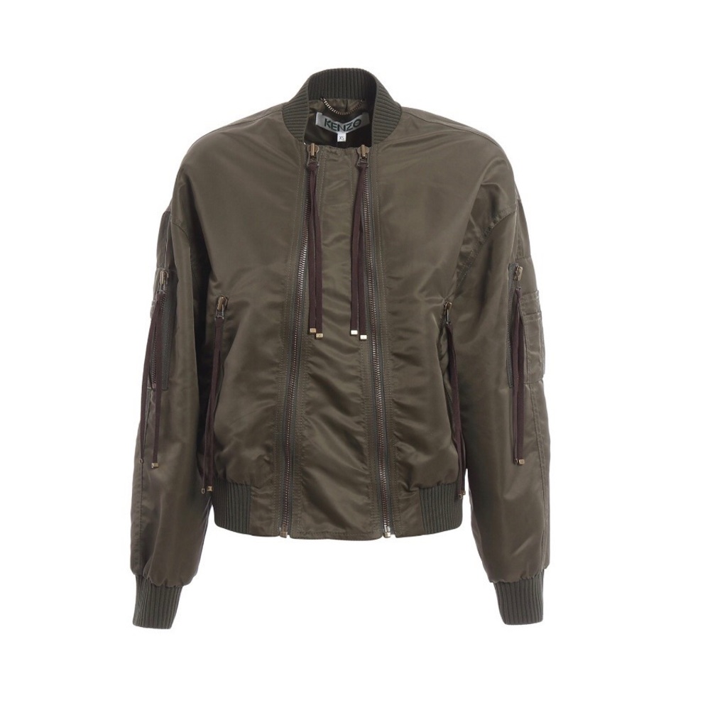 kenzo double zip bomber jacket